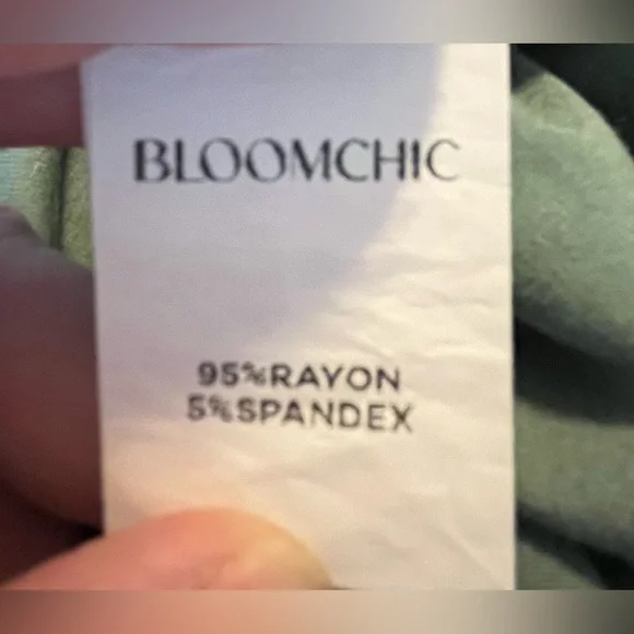 BloomChic Mint Green Women’s Tunic with Ruffled Sleeves - Picture 8 of 9